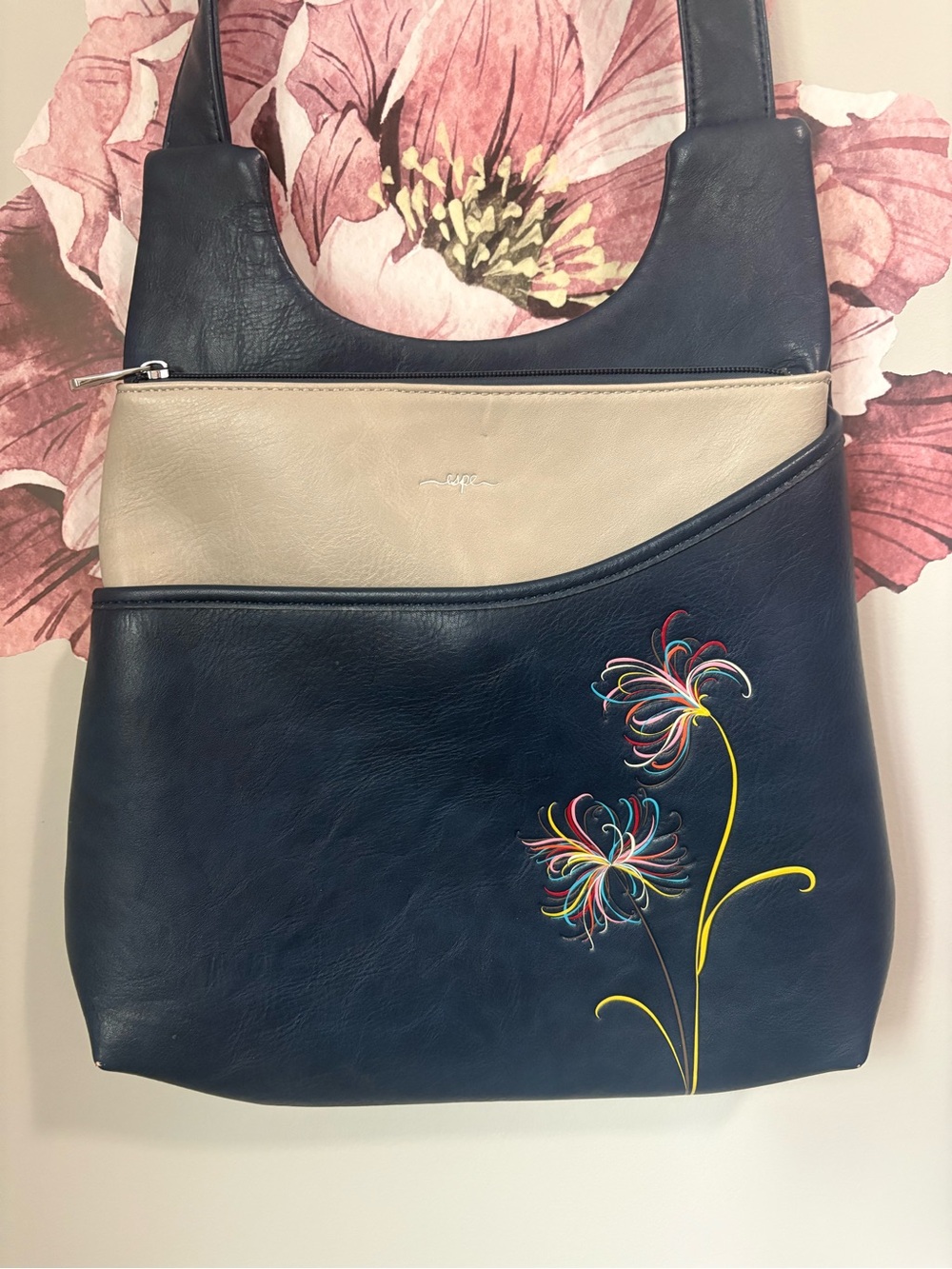 Espe Vegan Leather Messenger Bag